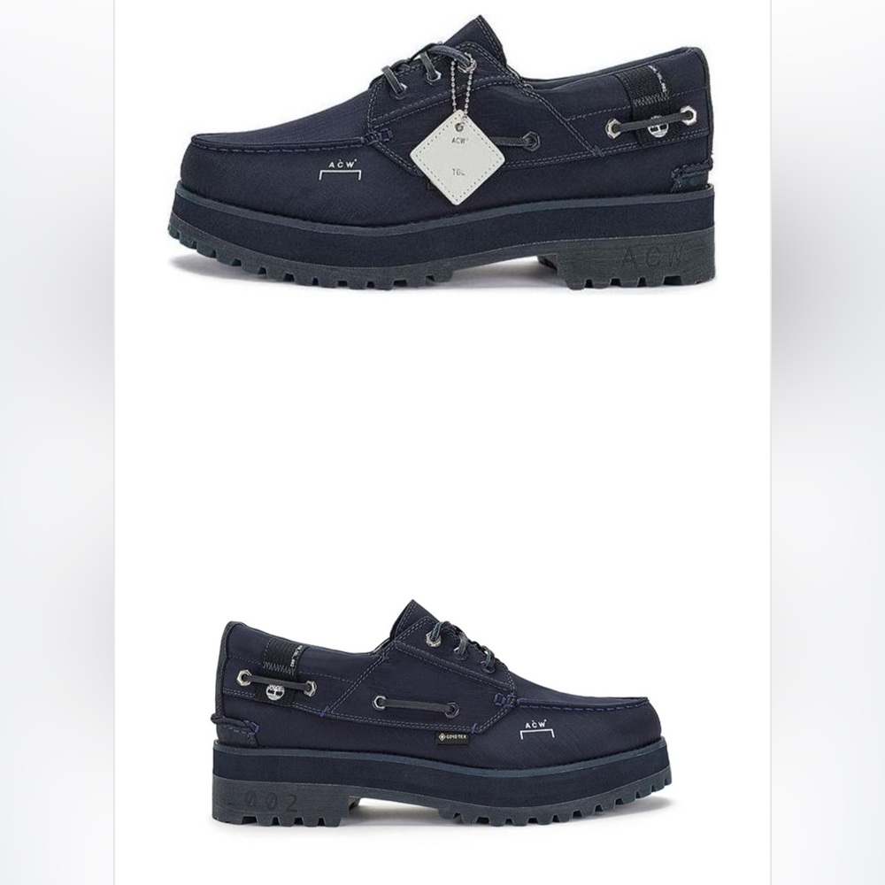 Timberland 3-eye classic lug.  A-cold-wall.  Retail $339.00